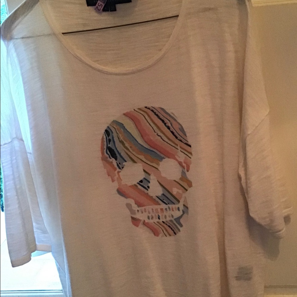 SKULL CASHMERE TOP